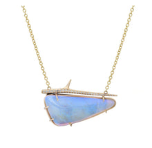 Load image into Gallery viewer, Elisabeth Bell Jewelry Pastel Opal Diamond Thorn Necklace
