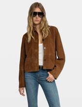 Load image into Gallery viewer, Zadig & Voltaire Lessa Cropped Suede Jacket