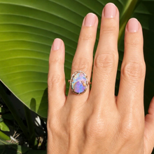 Load image into Gallery viewer, Elisabeth Bell Lilac Sea Opal Ring