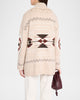 Autumn Cashmere Aztec Fringe Trim Cardigan