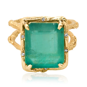 Elisabeth Bell Emerald Light Ring