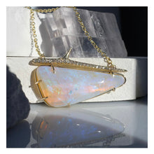 Load image into Gallery viewer, Elisabeth Bell Jewelry Pastel Opal Diamond Thorn Necklace
