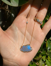 Load image into Gallery viewer, EBJ Australian Opal and Diamond Cloud Necklace

