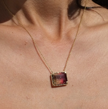 Load image into Gallery viewer, Elisabeth Bell Bi-Color Tourmaline Necklace
