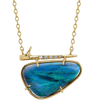 Load image into Gallery viewer, Elisabeth Bell Cosmic Opal Thorn Necklace
