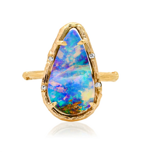 Elisabeth Bell Jewelry Wave Opal Ring