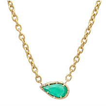 Load image into Gallery viewer, Elisabeth Bell Jewelry Brazilian Emerald Necklace
