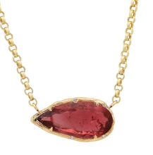 Load image into Gallery viewer, Elisabeth Bell Pear Tourmaline Necklace
