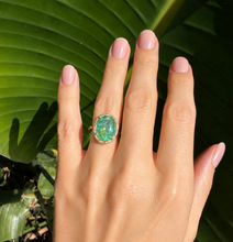 Load image into Gallery viewer, Elisabeth Bell Seafoam Tourmaline Ring
