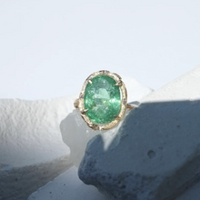 Load image into Gallery viewer, Elisabeth Bell Seafoam Tourmaline Ring
