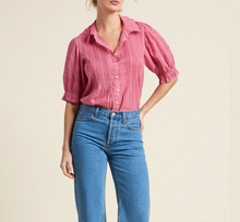 Load image into Gallery viewer, Trovata Jess Blouse in Rosehip Gingham

