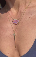 Load and play video in Gallery viewer, Elisabeth Bell Pink Opal Thorn Necklace
